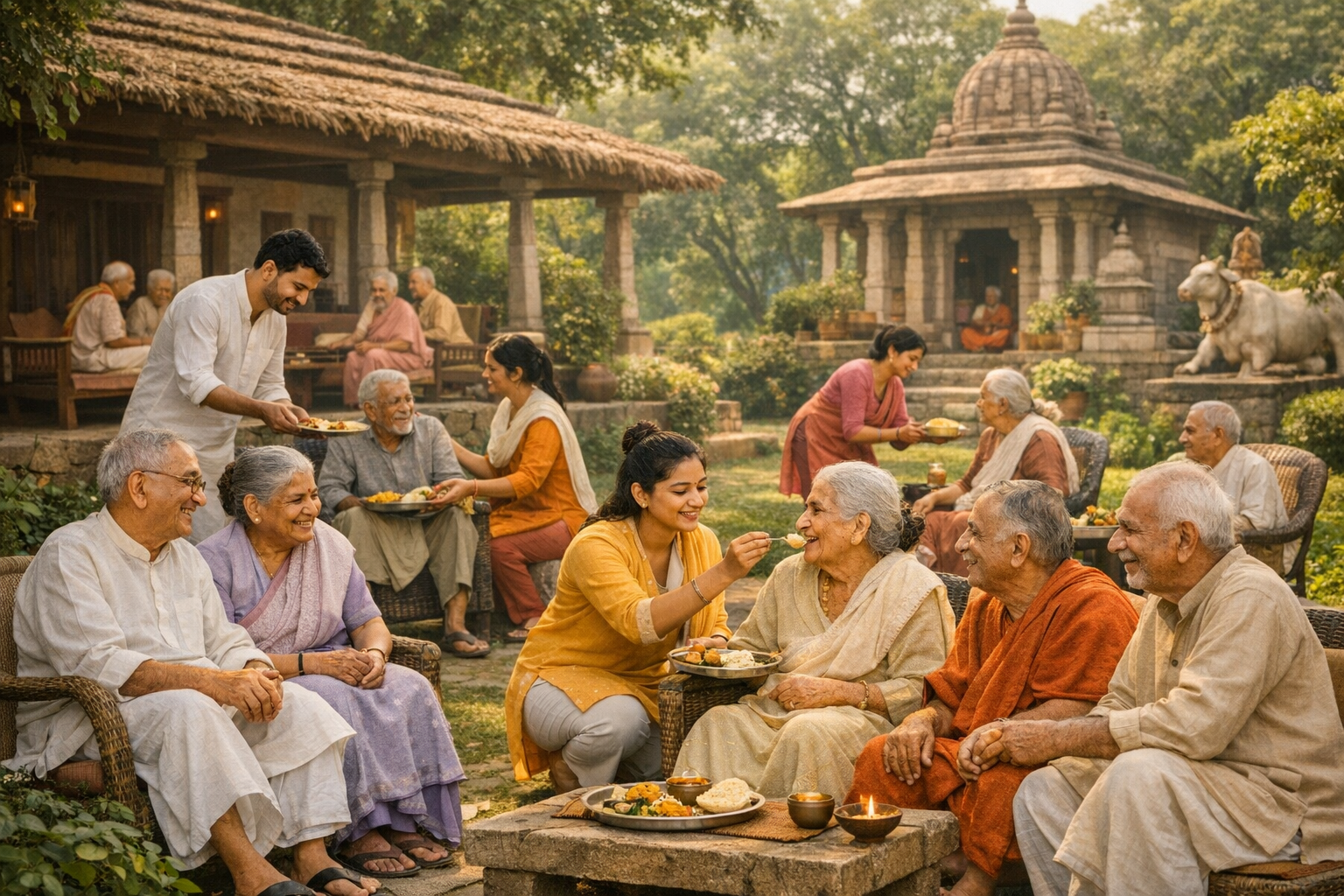 Old Age Ashram Banner